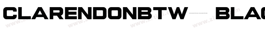 ClarendonBTW01 Black字体转换